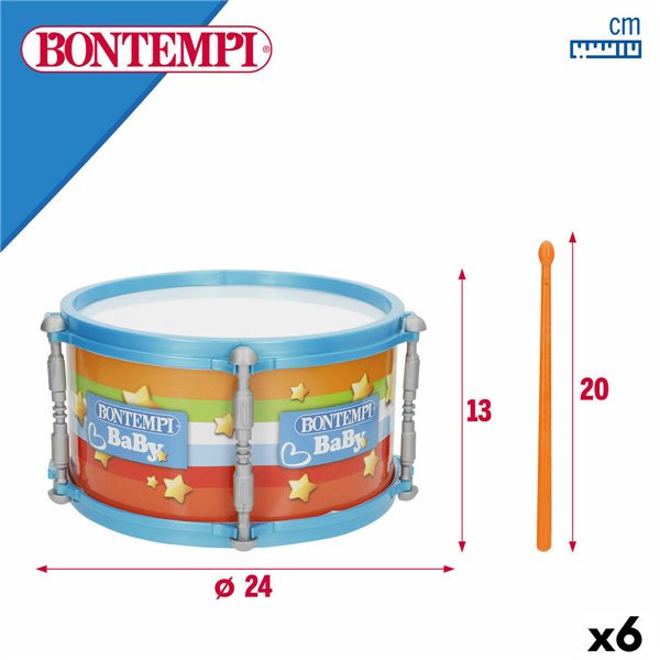 Drum Bontempi 24 x 13 x 24 cm (6 Units)