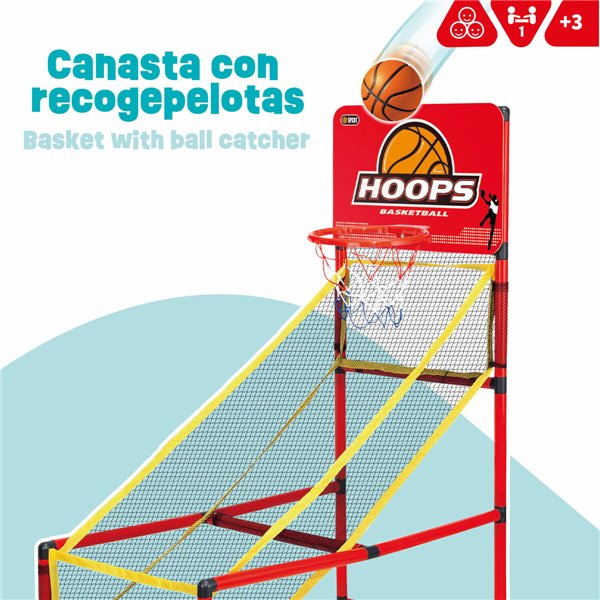 Basketball Basket Colorbaby 41 x 120 x 80 cm (2 Units)