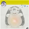 Musical Plush Toy Colorbaby Plastic 16 x 14 x 14 cm (6 Units)