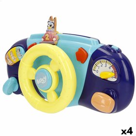 Steering Wheel for Pushchair Bluey 26 x 16 x 7 cm (4 Units)