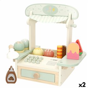 Toy ice cream shop Woomax 11 Pieces (2 Units)
