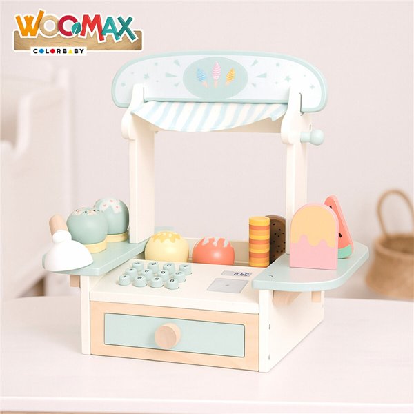 Toy ice cream shop Woomax 11 Pieces (2 Units)