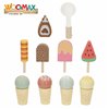 Toy ice cream shop Woomax 11 Pieces (2 Units)