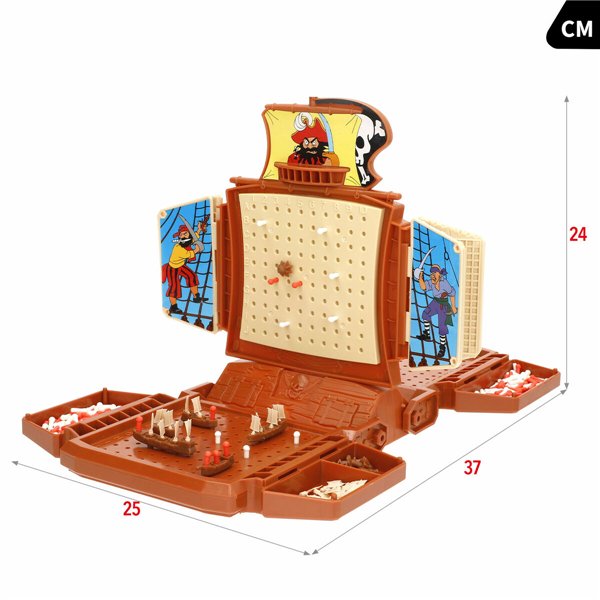 Battleships Game Colorbaby (6 Units)