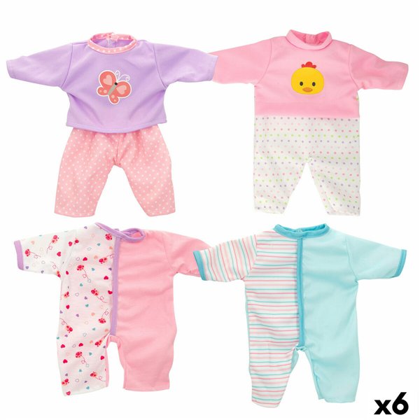 Doll's clothes Colorbaby 29 X 26 X 5 Cm 6 Units