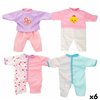 Doll's clothes Colorbaby 29 X 26 X 5 Cm 6 Units
