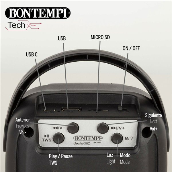 Speaker with Karaoke Microphone Bontempi