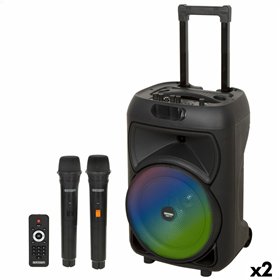 Speaker with Karaoke Microphone Bontempi Plastic 34 x 50 x 29 cm (2 Units)