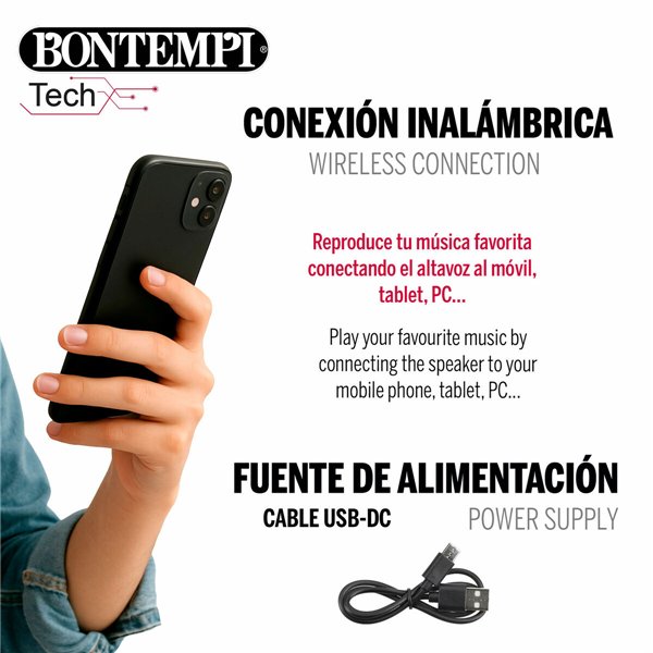 Speaker with Karaoke Microphone Bontempi