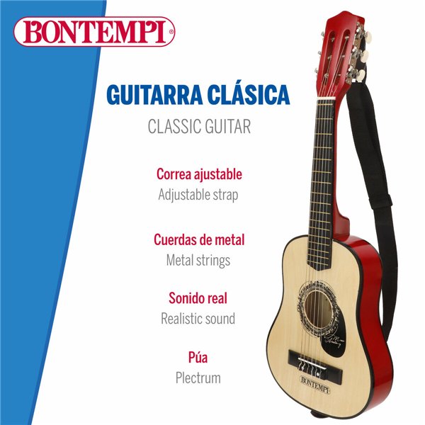 Baby Guitar Bontempi 28 x 75 x 8 cm (2 Units)