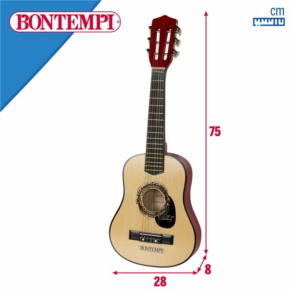 Baby Guitar Bontempi 28 x 75 x 8 cm (2 Units)