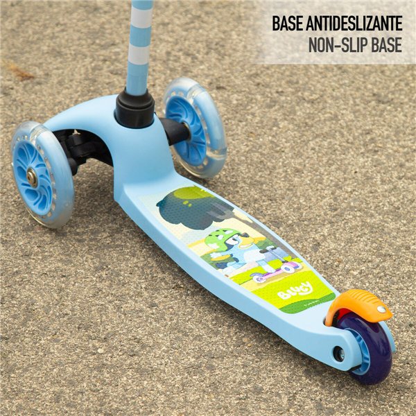 Scooter Bluey Rubber Metal Plastic Blue
