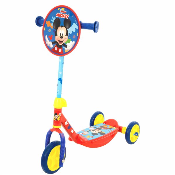 Scooter Mickey Mouse Rubber Metal Plastic Blue