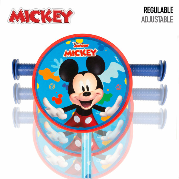 Scooter Mickey Mouse Rubber Metal Plastic Blue