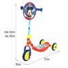 Scooter Mickey Mouse Rubber Metal Plastic Blue