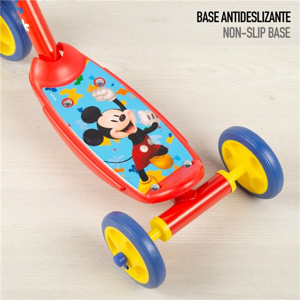Scooter Mickey Mouse Rubber Metal Plastic Blue