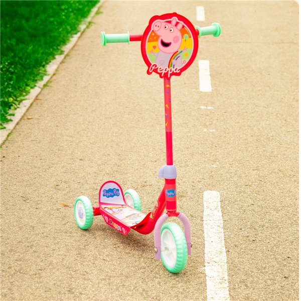 Scooter Peppa Pig Rubber Metal Plastic