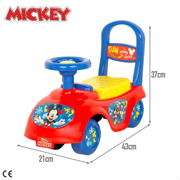 Ride-on toy Mickey Mouse 43 x 37 x 21 cm (2 Units)