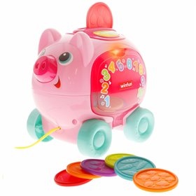 Pull-along toy Winfun 17 x 16 x 13 cm (4 Units)