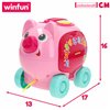 Pull-along toy Winfun 17 x 16 x 13 cm (4 Units)