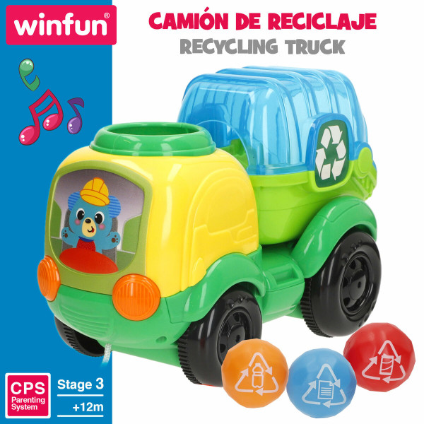 Pull-along toy Winfun 25 x 17 x 12 cm (4 Units)