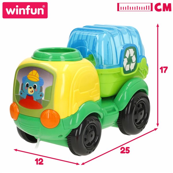 Pull-along toy Winfun 25 x 17 x 12 cm (4 Units)
