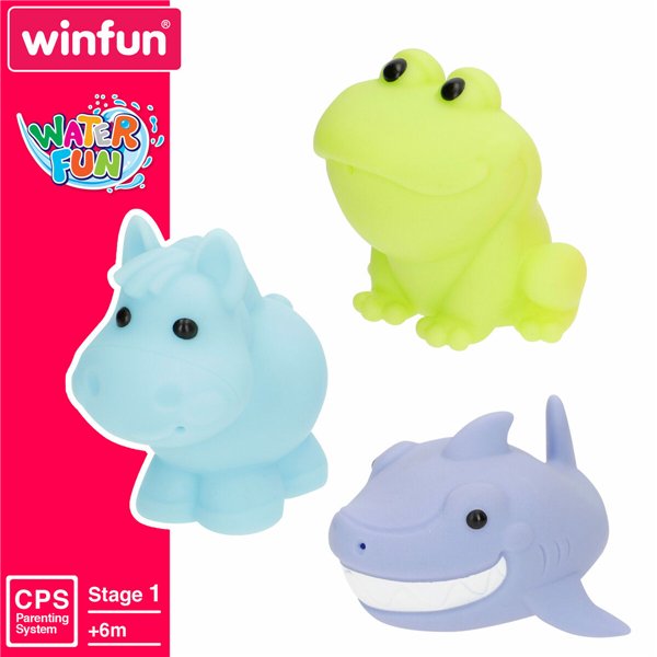 Set of Bath time Animals Winfun 6 X 4,5 X 8 CM 4 Units