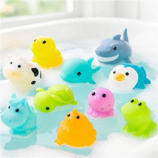 Set of Bath time Animals Winfun 6 X 4,5 X 8 CM 4 Units