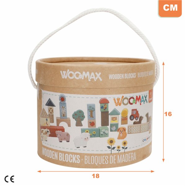 Building Blocks Woomax 36 Pieces