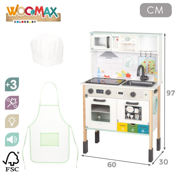 Toy kitchen Woomax 81 X 97 X 30 CM