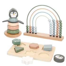 Wooden Game Woomax 22 x 22 x 6 cm (2 Units)