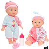 Baby Doll with Accessories Colorbaby 12 x 30 x 8 cm 6 Units