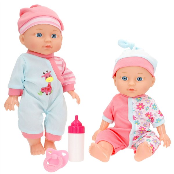 Baby Doll with Accessories Colorbaby 12 x 30 x 8 cm 6 Units