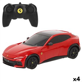 Remote-Controlled Car Ferrari PUROSANGUE 1:24 20 x 6 x 9 cm (4 Units)
