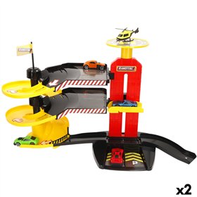 Car park with Cars 53 X 30 X 24 CM (2 Units)