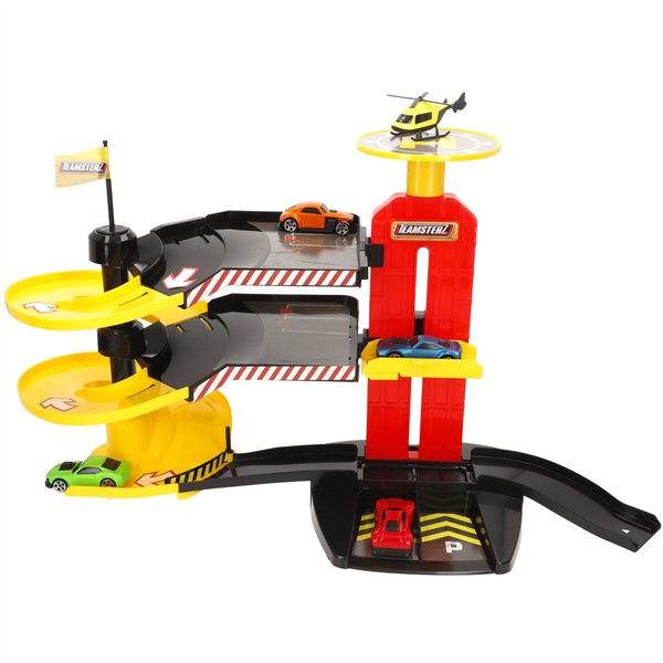 Car park with Cars 53 X 30 X 24 CM (2 Units)