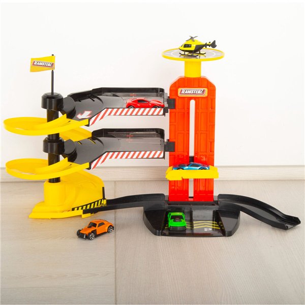 Car park with Cars 53 X 30 X 24 CM (2 Units)