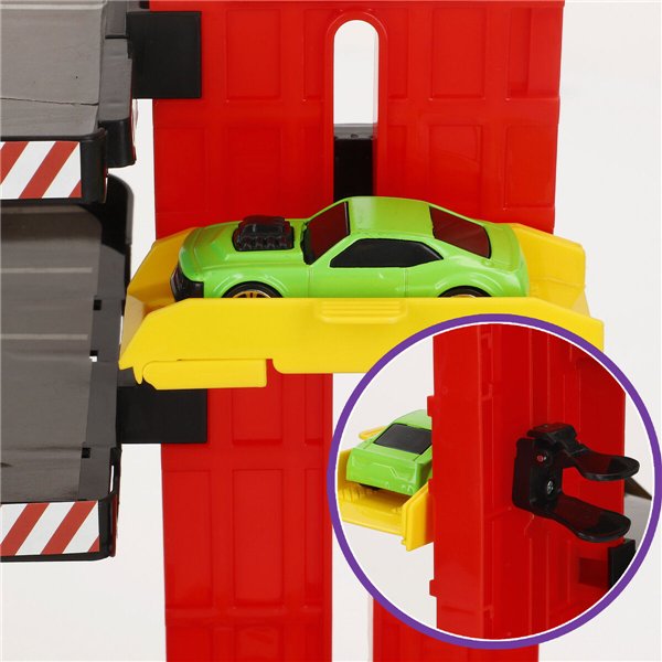 Car park with Cars 53 X 30 X 24 CM (2 Units)