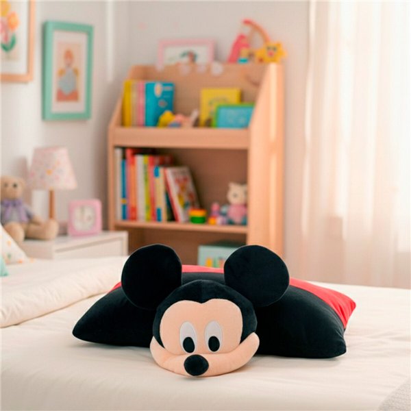 Fluffy toy Mickey Mouse Polyester (4 Units)