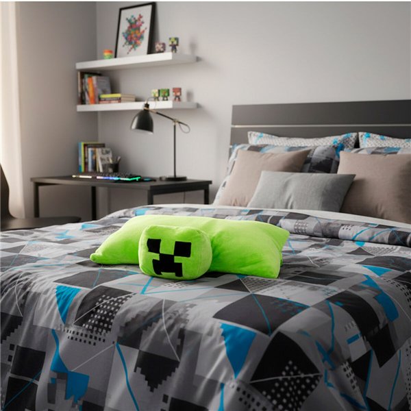Fluffy toy Minecraft Polyester (4 Units)