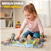 Set of Farm Animals Colorbaby Plastic 14 x 10 x 5 cm (4 Units)