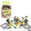Set of Wild Animals Colorbaby Plastic 15 x 10 x 8 cm (4 Units)