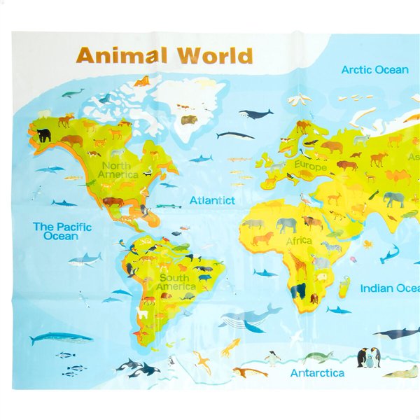 Set of Wild Animals Colorbaby Plastic 15 x 10 x 8 cm (4 Units)