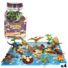 Set of Dinosaurs Colorbaby 18 x 10 x 6 cm 30 Pieces 4 Units