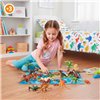 Set of Dinosaurs Colorbaby 18 x 10 x 6 cm 30 Pieces 4 Units