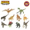 Set of Dinosaurs Colorbaby 18 x 10 x 6 cm 30 Pieces 4 Units