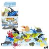 Animal figures Colorbaby Plastic 23 X 10 X 7 CM (4 Units)