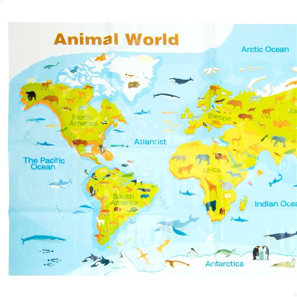 Animal figures Colorbaby Plastic 23 X 10 X 7 CM (4 Units)