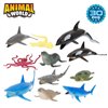 Animal figures Colorbaby Plastic 23 X 10 X 7 CM (4 Units)