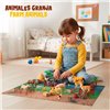 Set of Farm Animals Colorbaby Plastic 16 x 12 x 4 cm (4 Units)